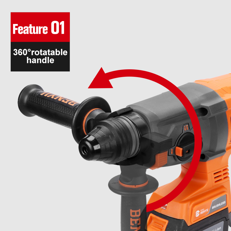 Cordless rotary hammer