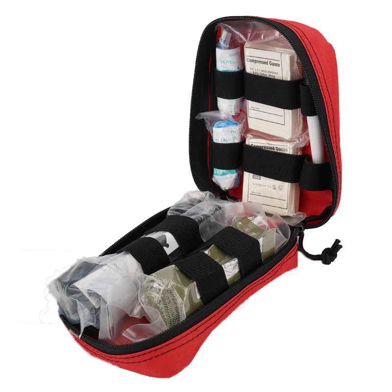 Stop Bleeding Control Kit with Gauze Tourniquet Emergency Bandage First Aid Pouch