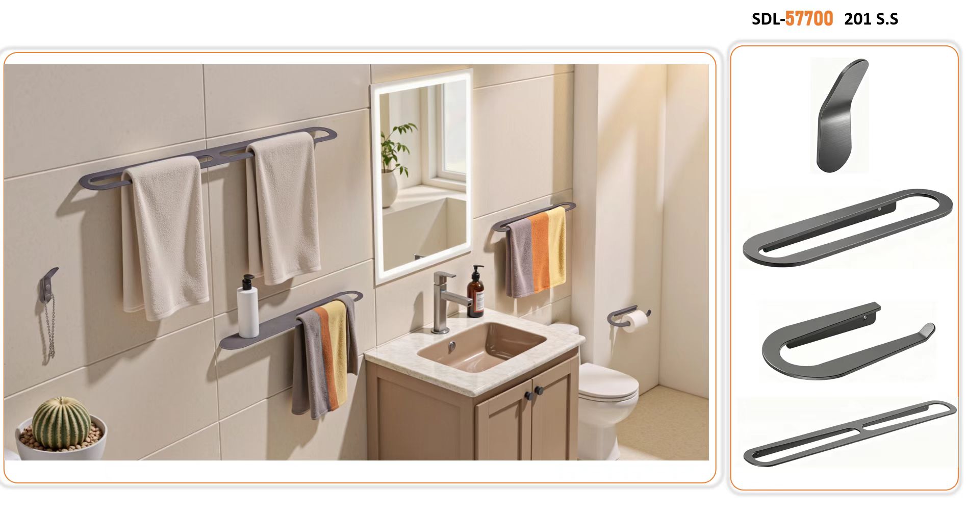 Bathroom Accessories Sdl-57700