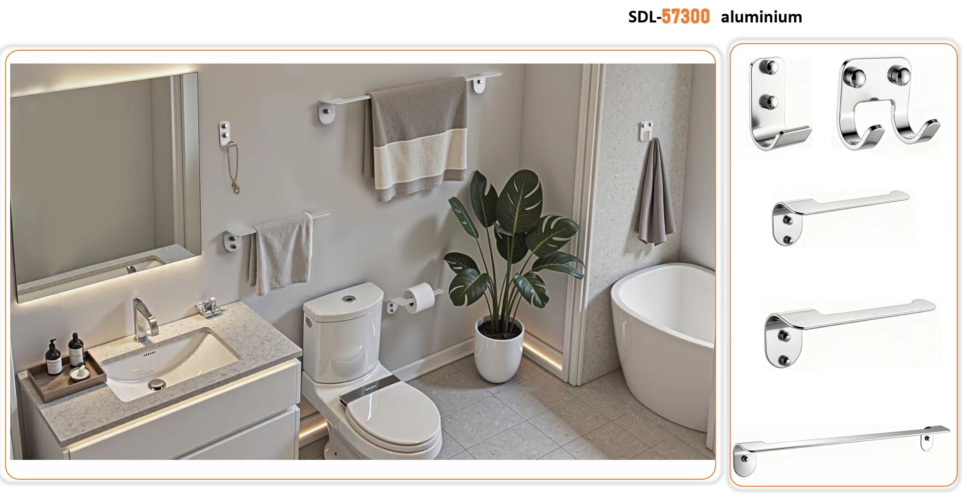 Bathroom Accessories Sdl-57300