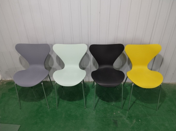 Romance Dining chair Plastic chair modern style fashion stackable banquet chair