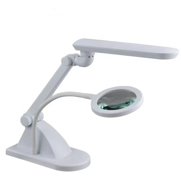 Beauty Salon Desk Lamp Facial Magnifying Glass Eyelashes LED Lamp Magnifying Gla