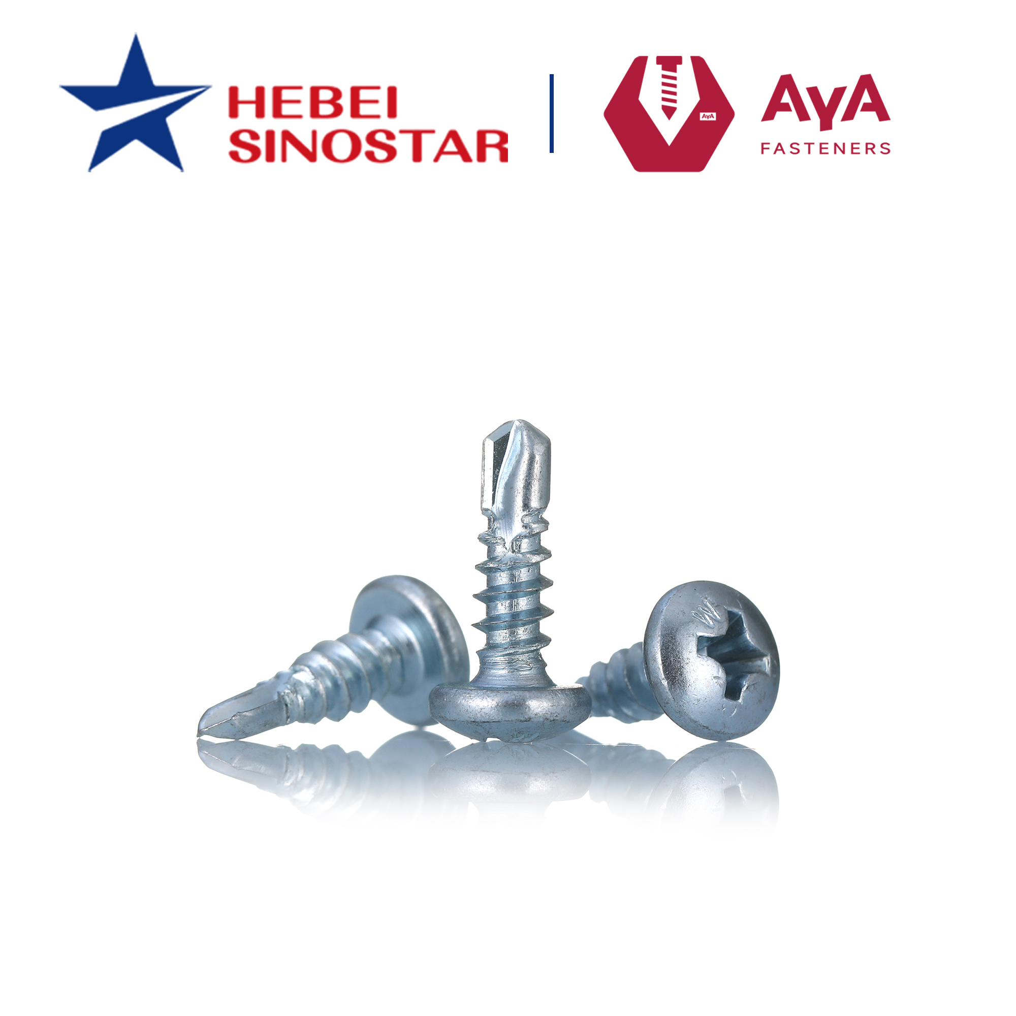 Self drilling roofing screws
