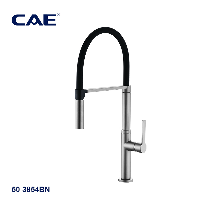 CAE Single-lever pull-out kitchen faucet 50 3854BN