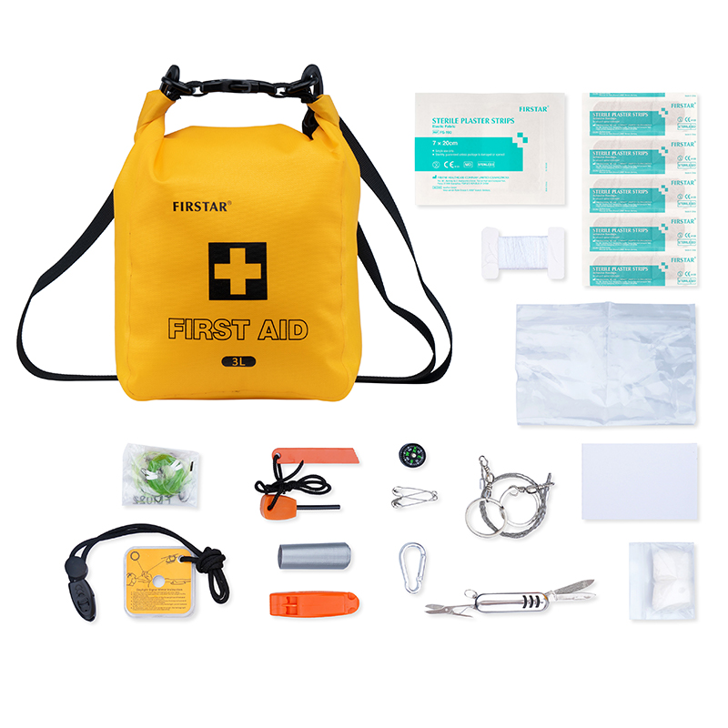 Waterproof Travel Survival Kit Emergency Small First Aid Bag Dry Kit for First Aid