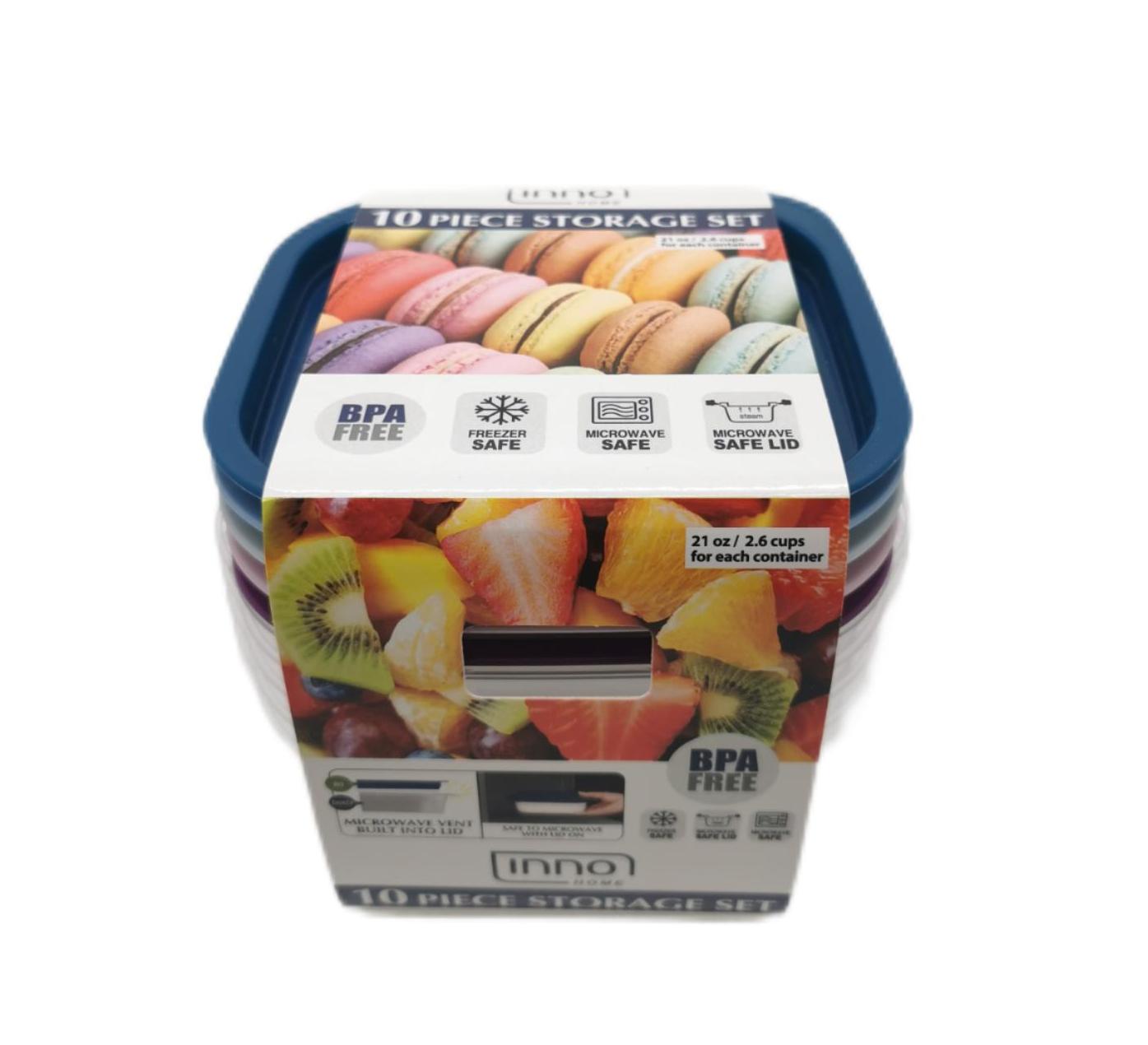 Food Container 5pcs 630ml