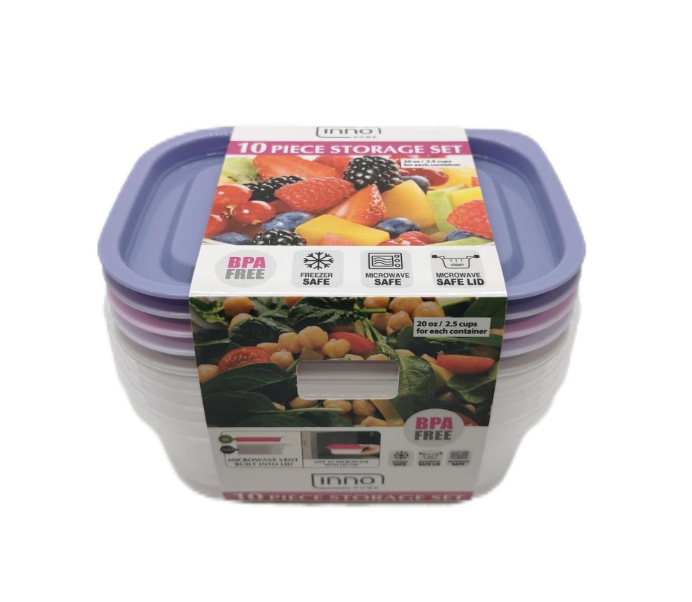 Food Container 5pcs 600ml