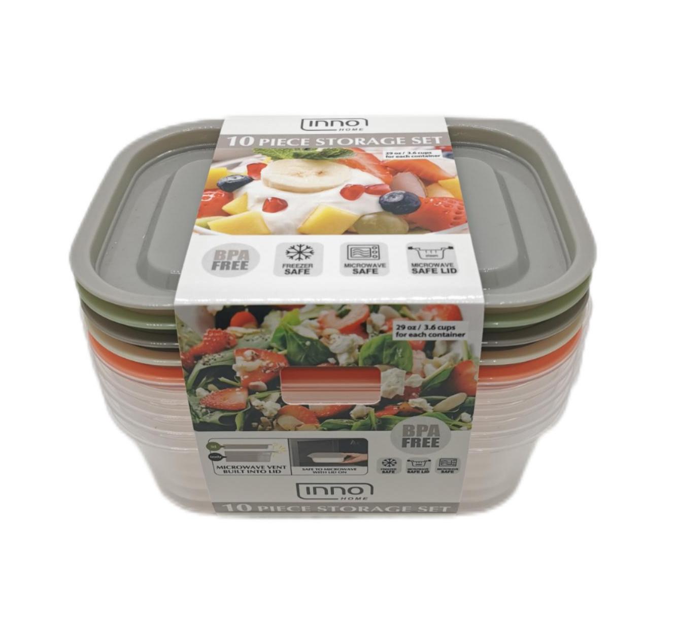 Food Container 5pcs 850ml