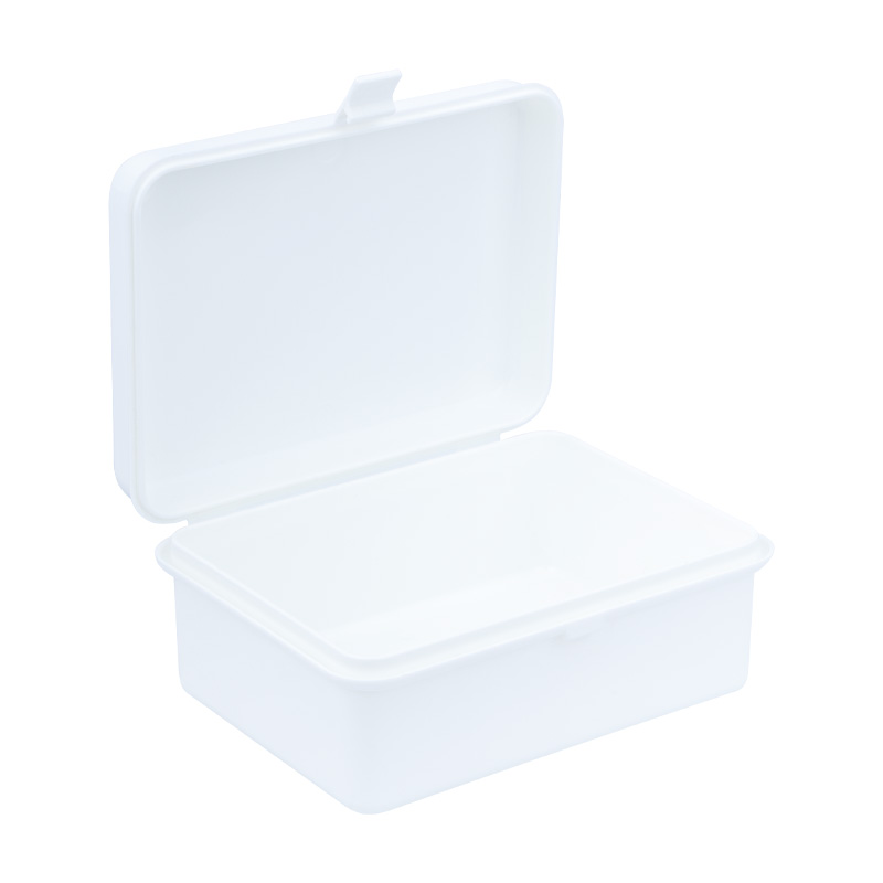 Minimalist White Portable Storage Box