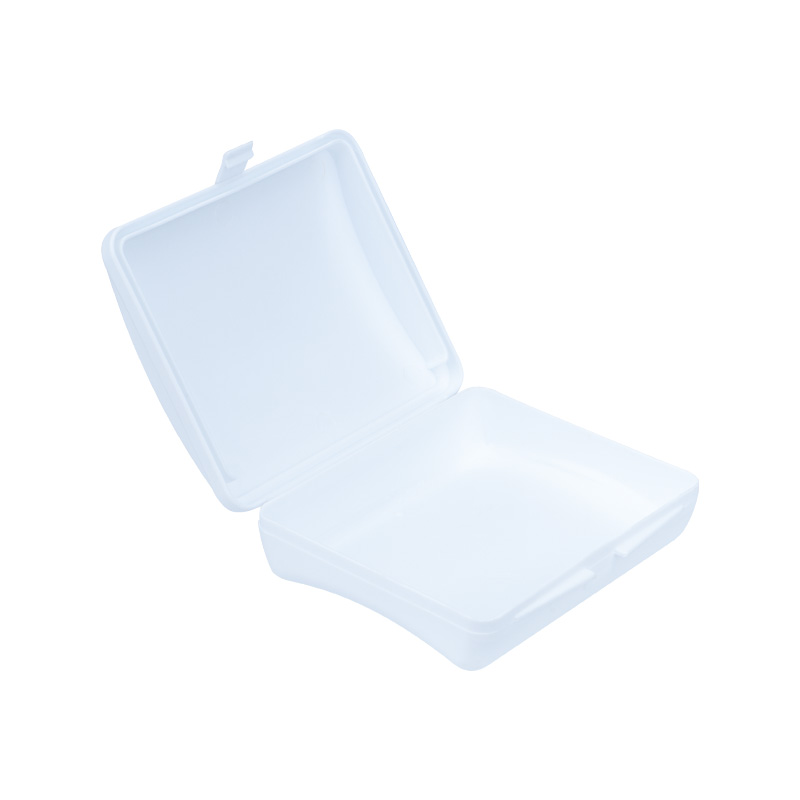 Minimalist White Curved Plastic Storage Box