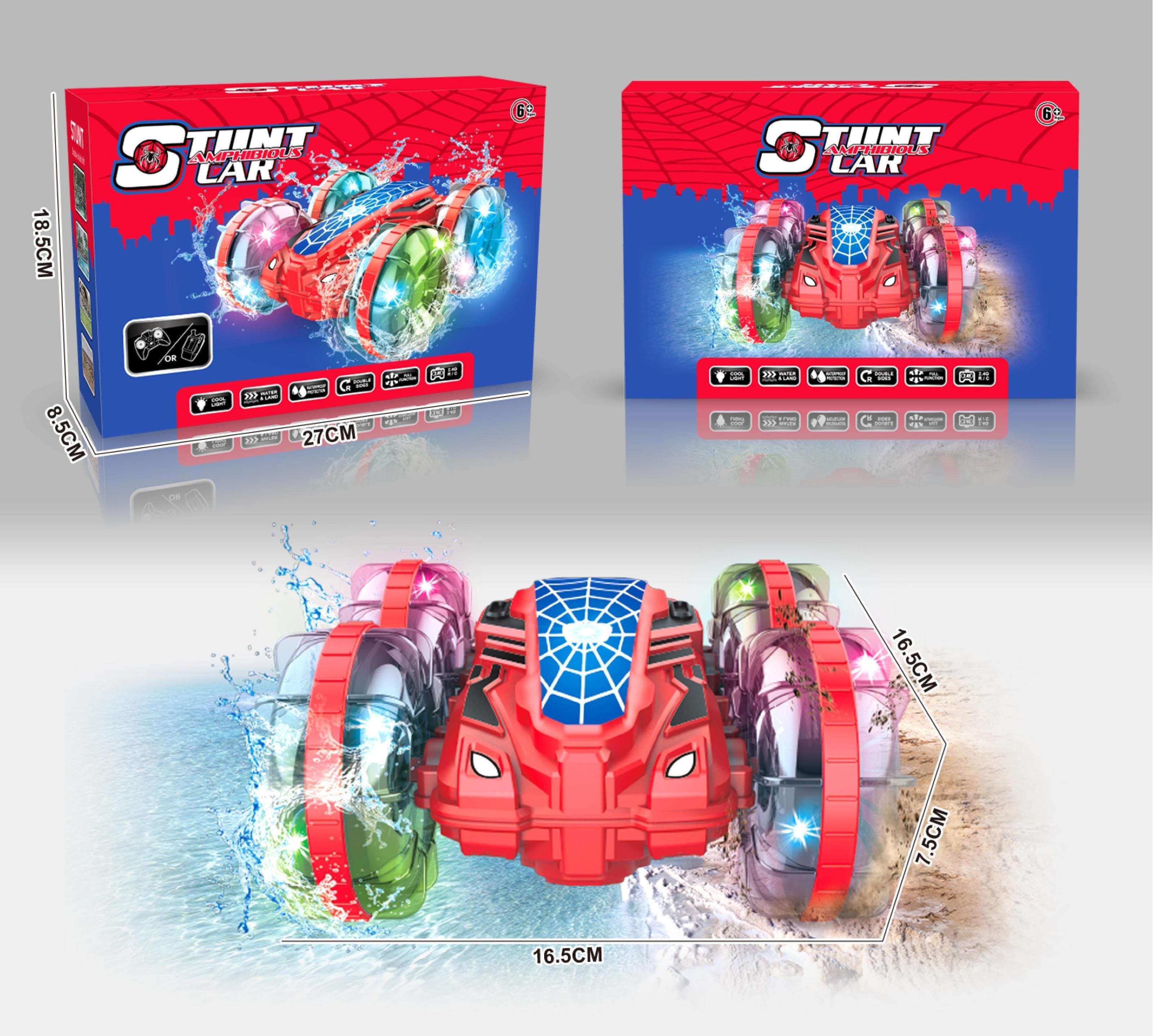 Amphibious remote control car with light(Watch Version)