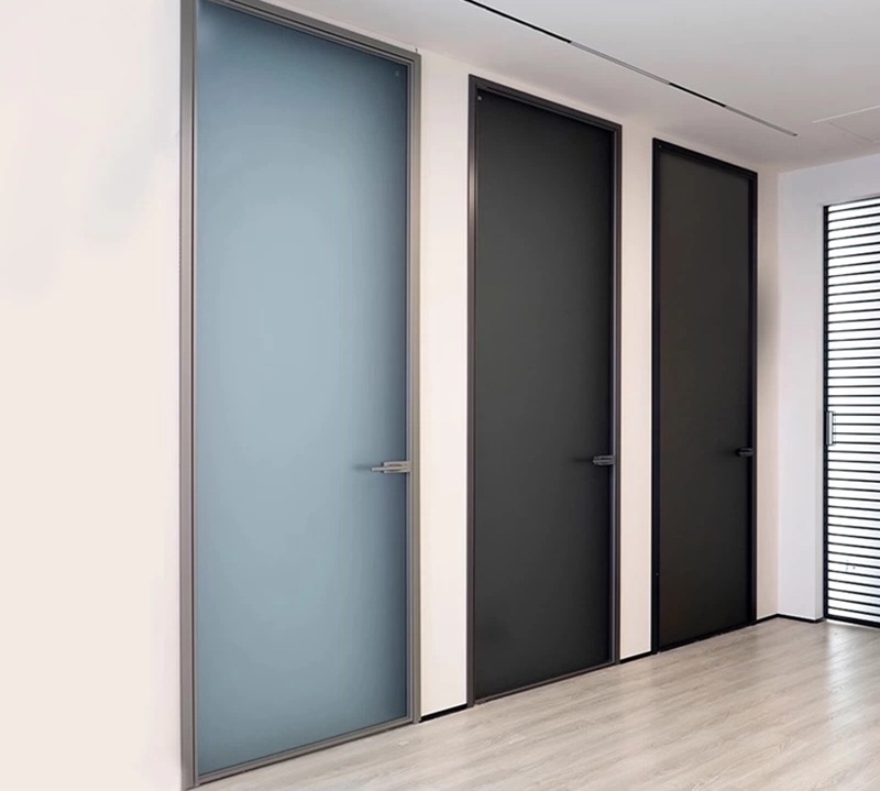 Narrow-frame aluminum glass doors,aluminum frames glass panels,aluminium framed door, shower doors,