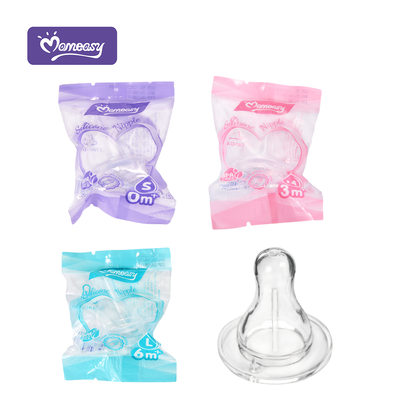 baby silicone nipple standard 5.2g