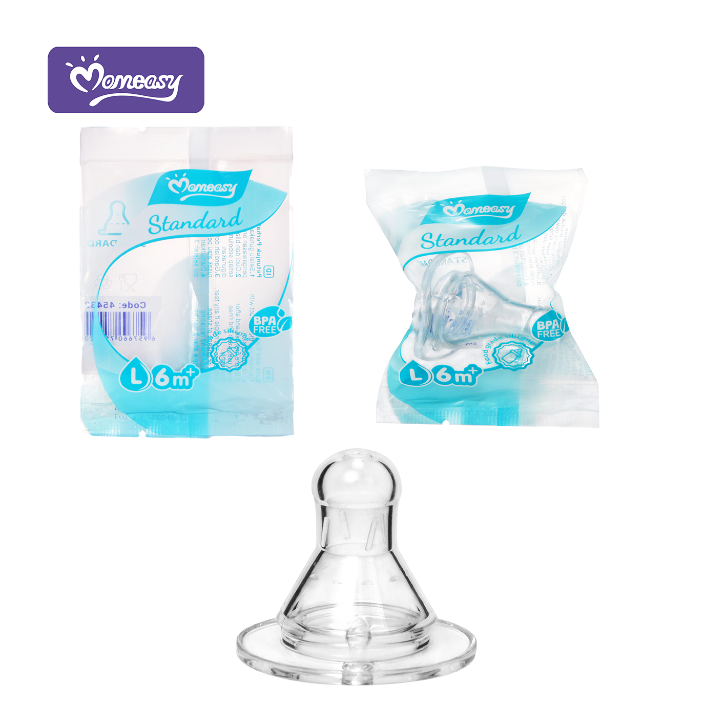 Baby silicone nipple standard 5g