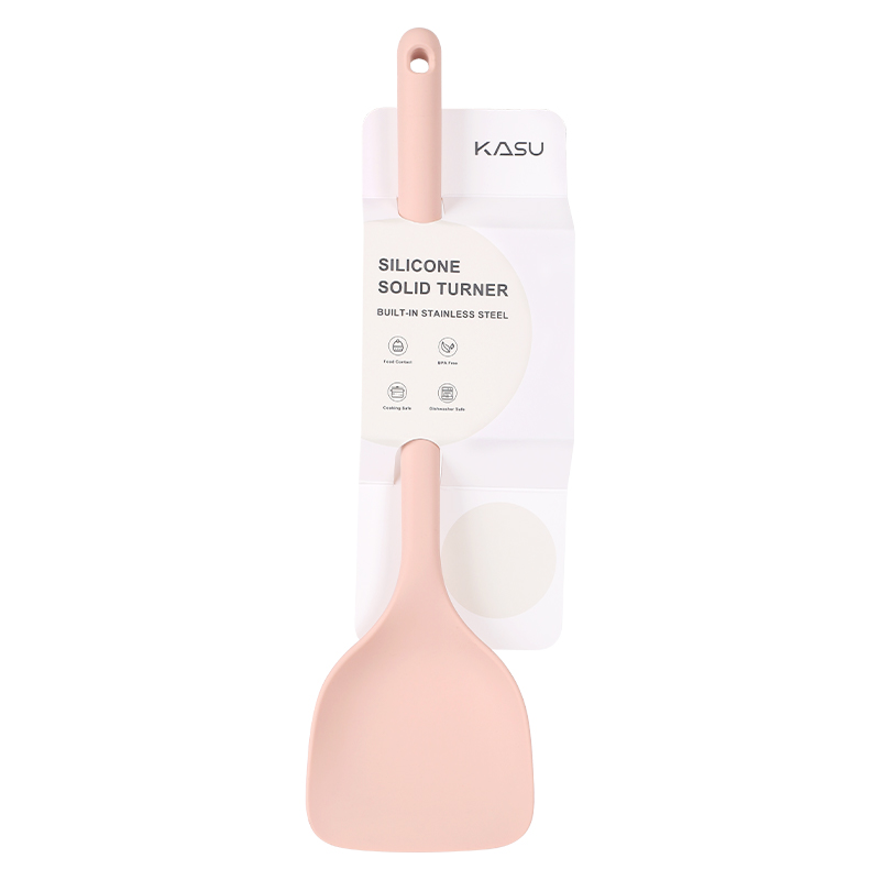 KASU PP004 Silicone kitchen utensils soup rice spoons colander spatulas Tongs pasta server