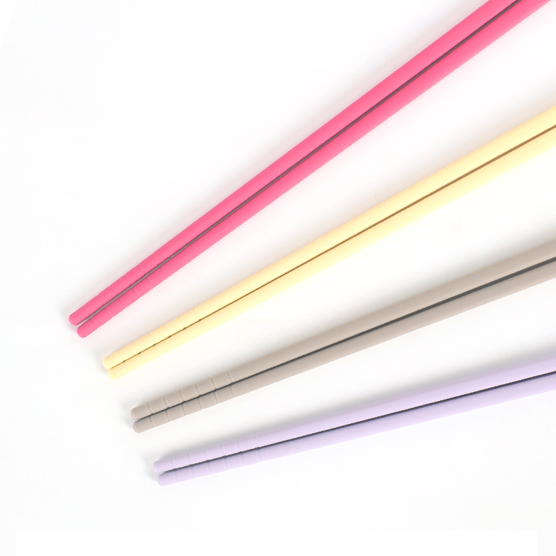 KASUEP402 Silicone Stainless Steel Chopsticks