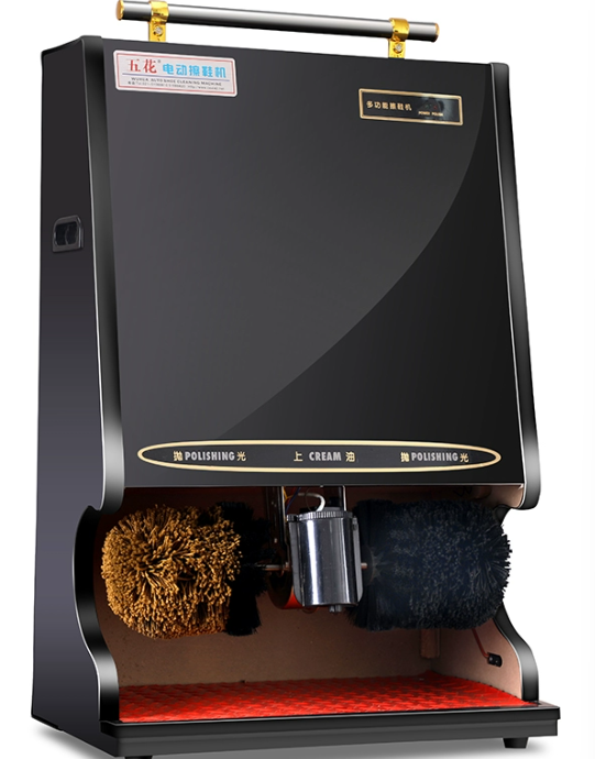 Shoe polishing machine