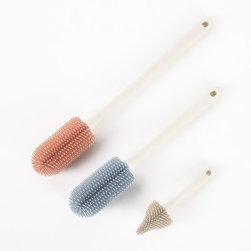 KASU WP008 Long Handle Silicone Cup Cleaning Brush