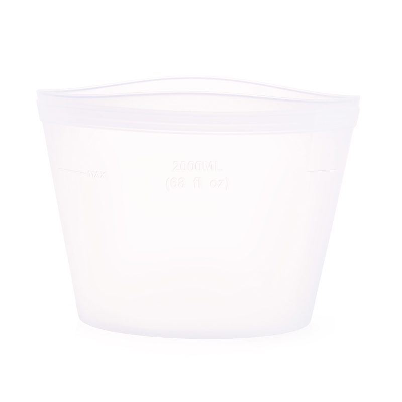 Shenzhen Kean New Bpa Free Food Grade Silicone Zip Lock Snack Bag Reusable Food Storage Bag 2000ml