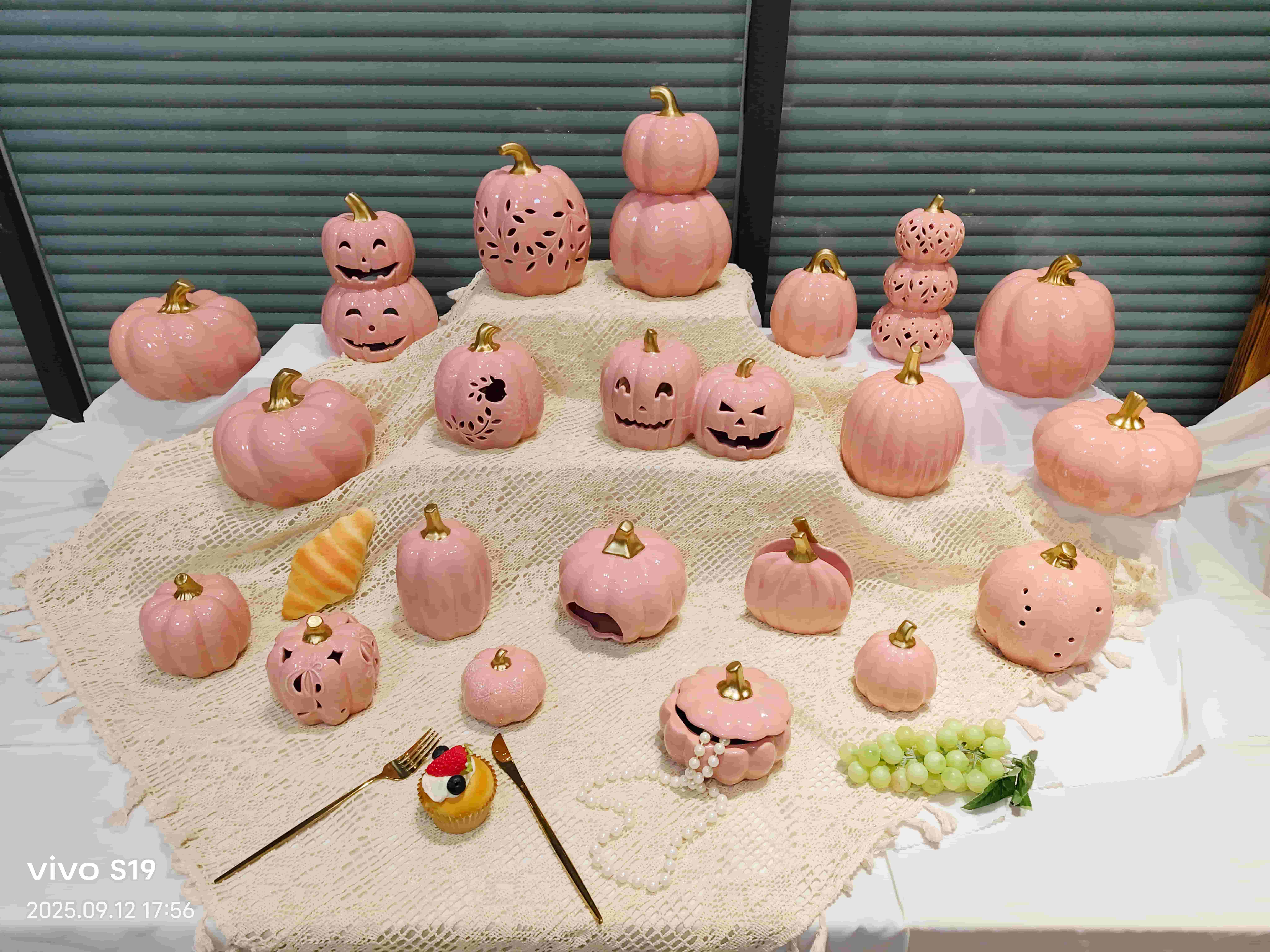 Pink pumpkins
