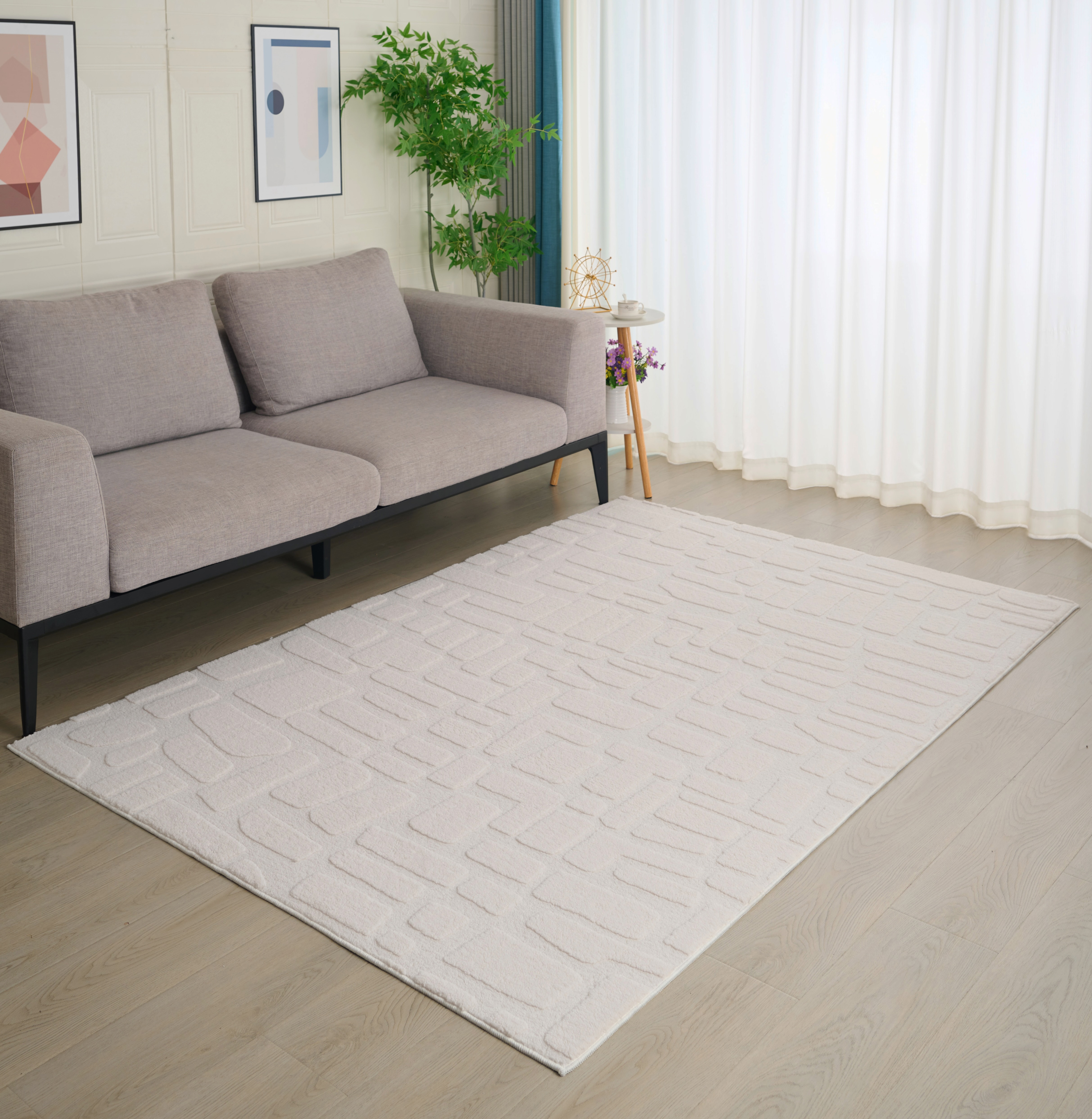 3D Jacquard Area Rug