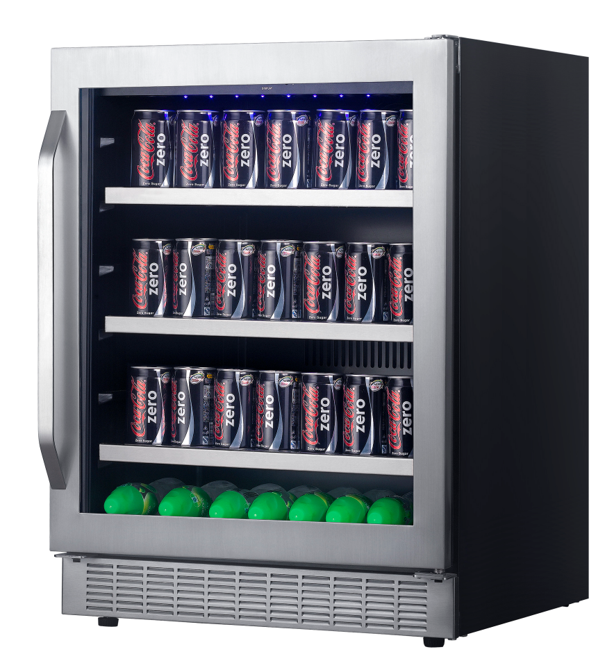 BC50A Beverage Cooler Household Temperature Controlled Automatic Display Beer and Beverage Fridge