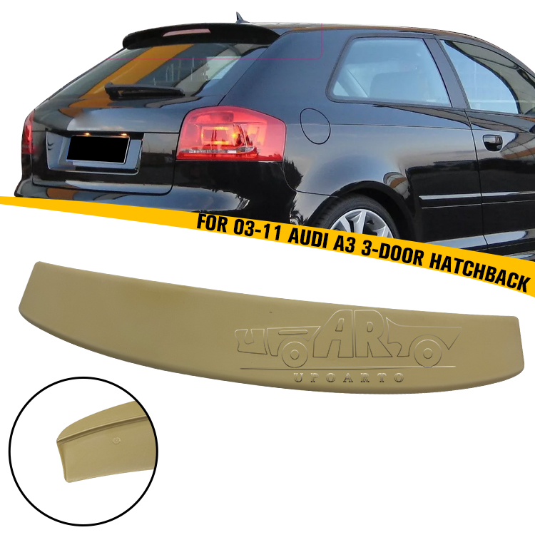 S3 Style Rear Spoiler for Audi A3 8P 3 Door Hatchback 2003-2011