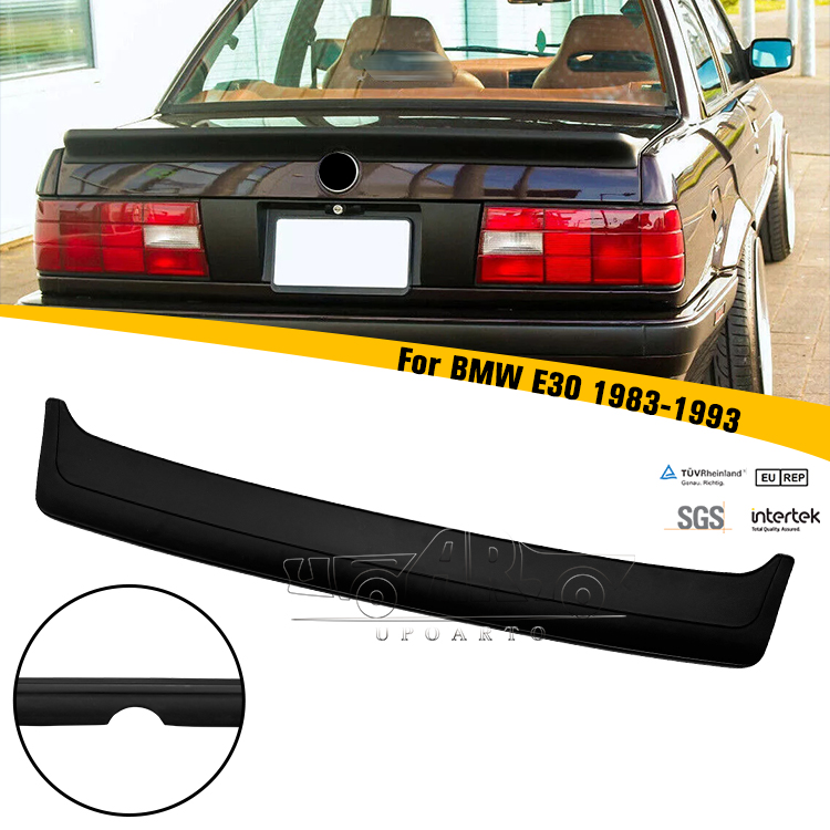 Mtech 1 Style Rear Lip Spoiler For BMW 3 Series E30 1983-1993
