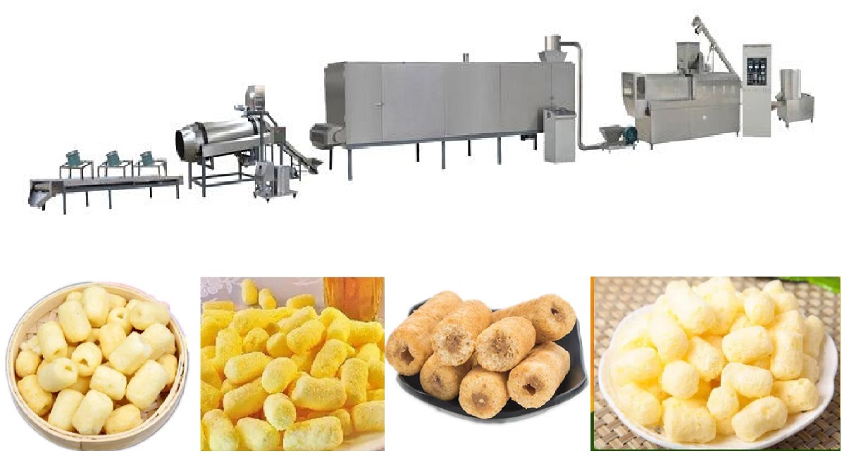 puff snack food production line popcorn machine corn snack food machine