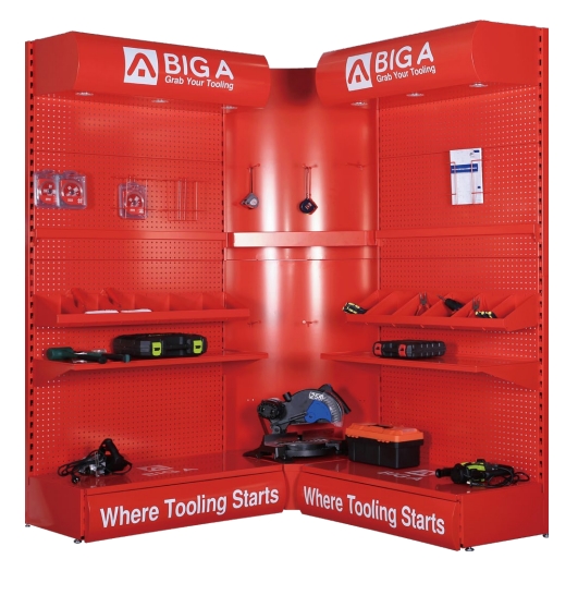 Hardware Display Tool Rack