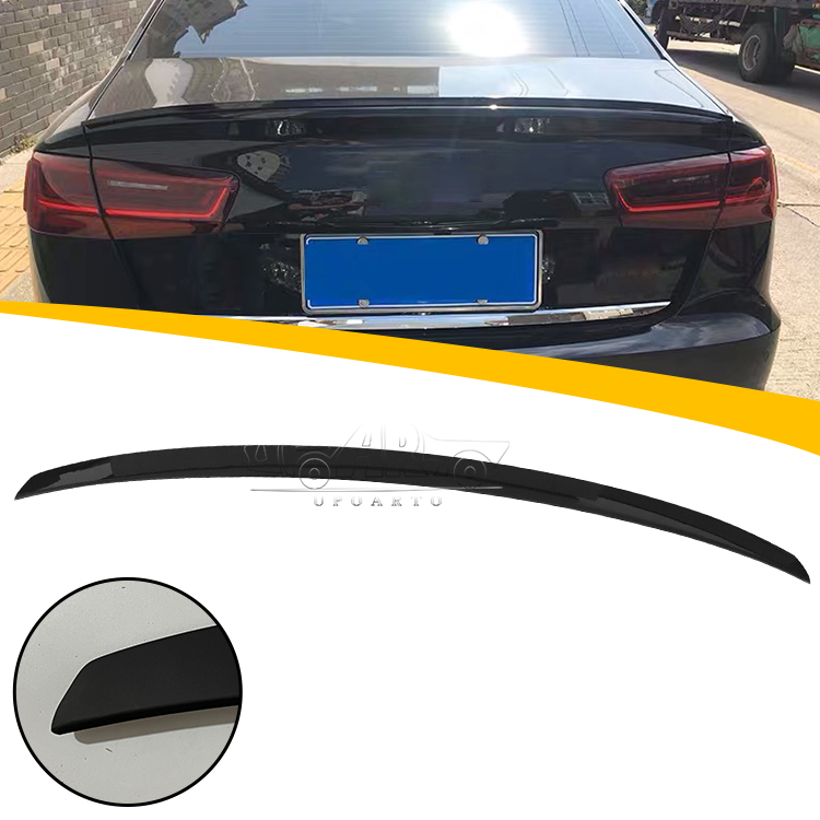 S3 Style Rear Trunk Lip Spoiler for Audi A6 Sedan C7 2012-2017