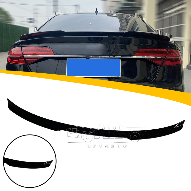 Rear Lip Spoiler for Audi A8 D4 2010-2017