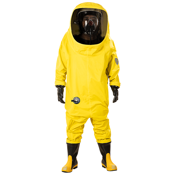 Gas-tight chemical protective clothing