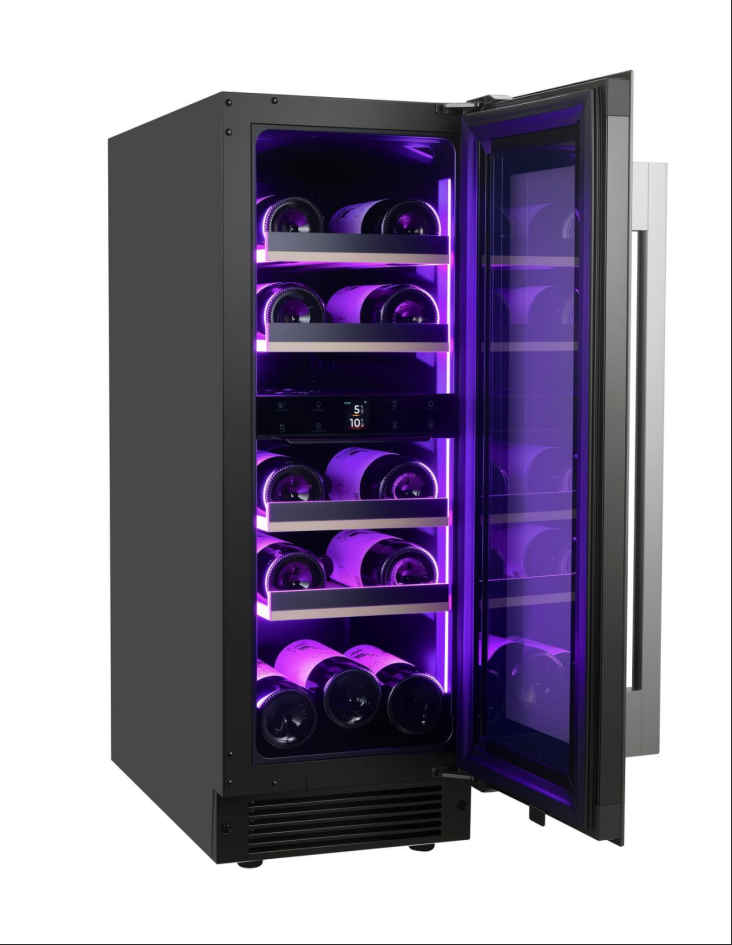 JG18BD Luxury Glass Wine Cabinet Touch Control Elegant Bar