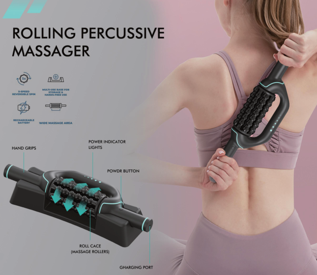 rolling percussive massage