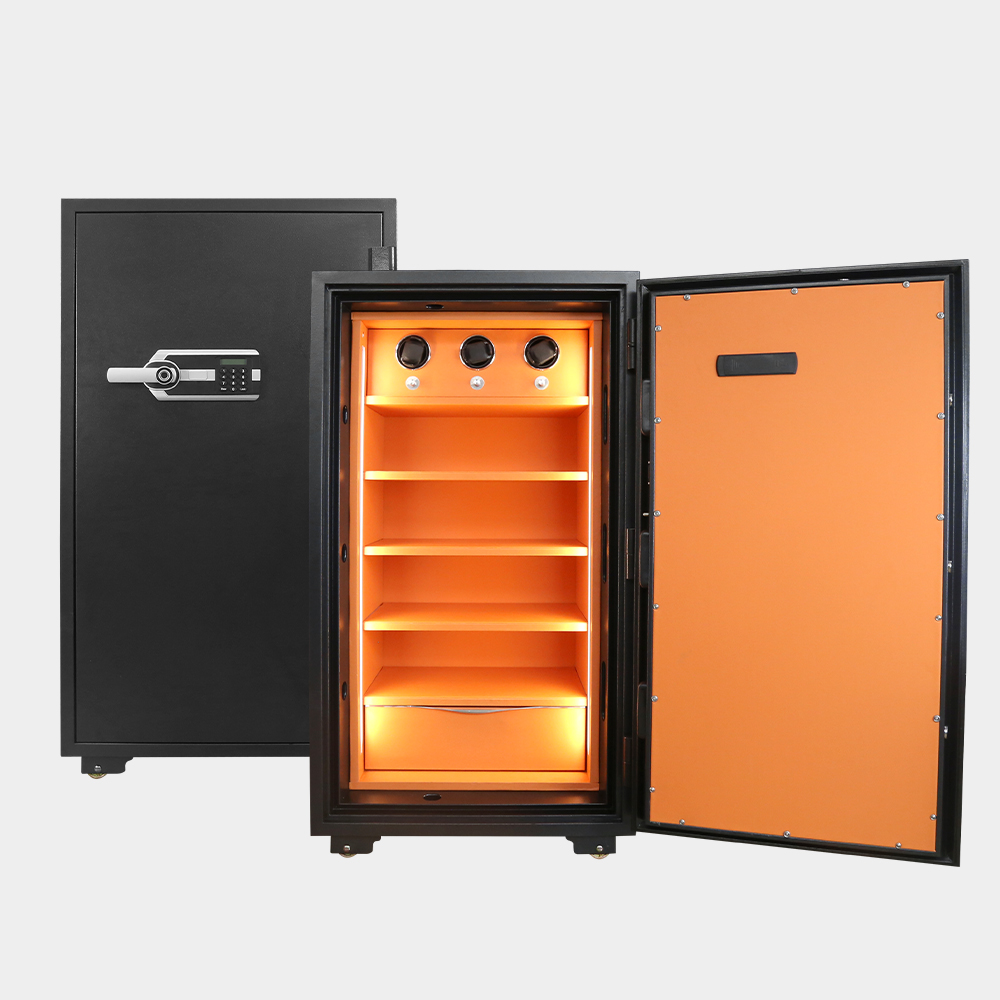 Fireproof safe with watch winder