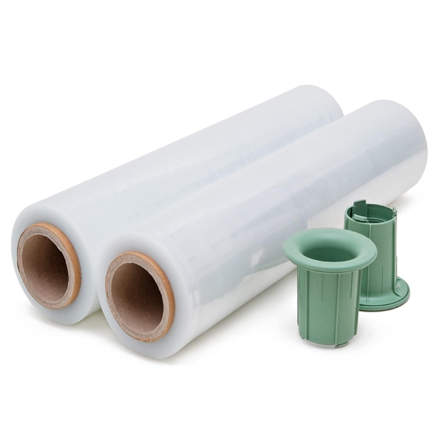 Polyethylene stretch film with high transparent