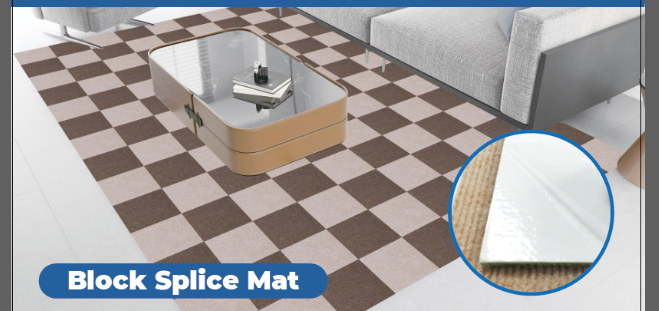 Self adhesive pads, pet mats, chair mats, stair mats