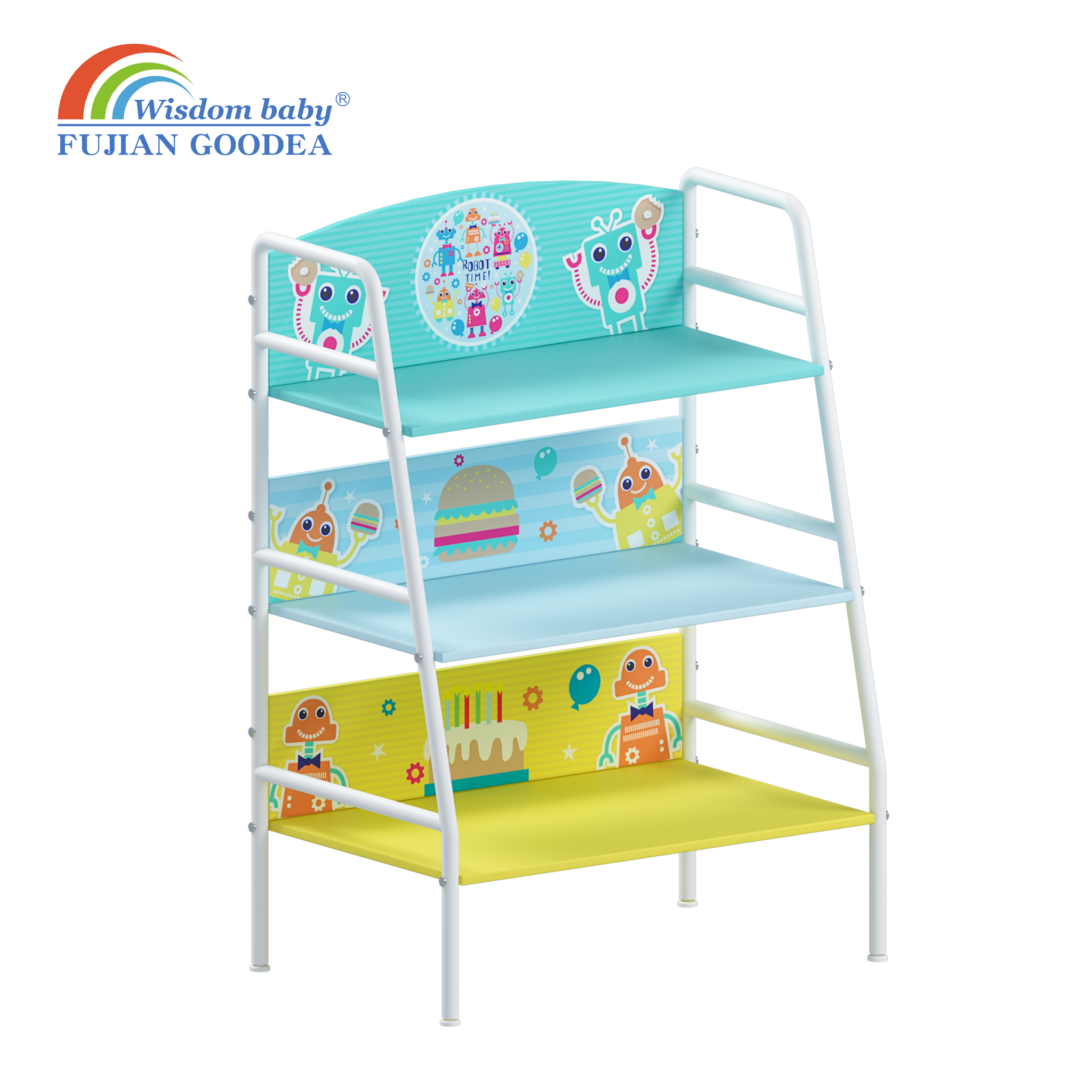 Cartoon-style Wrought Iron Layered Shelf