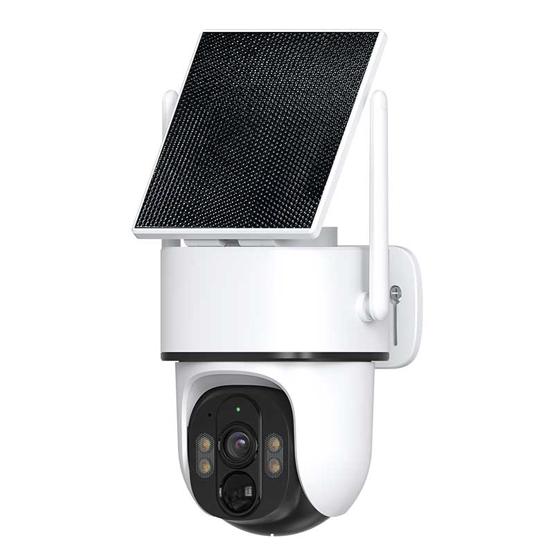 825 New Outdoor Battery PTZ Solar Camera 3MP Full HD Built-in 5000mAh Li-Battery with Solar Panel
