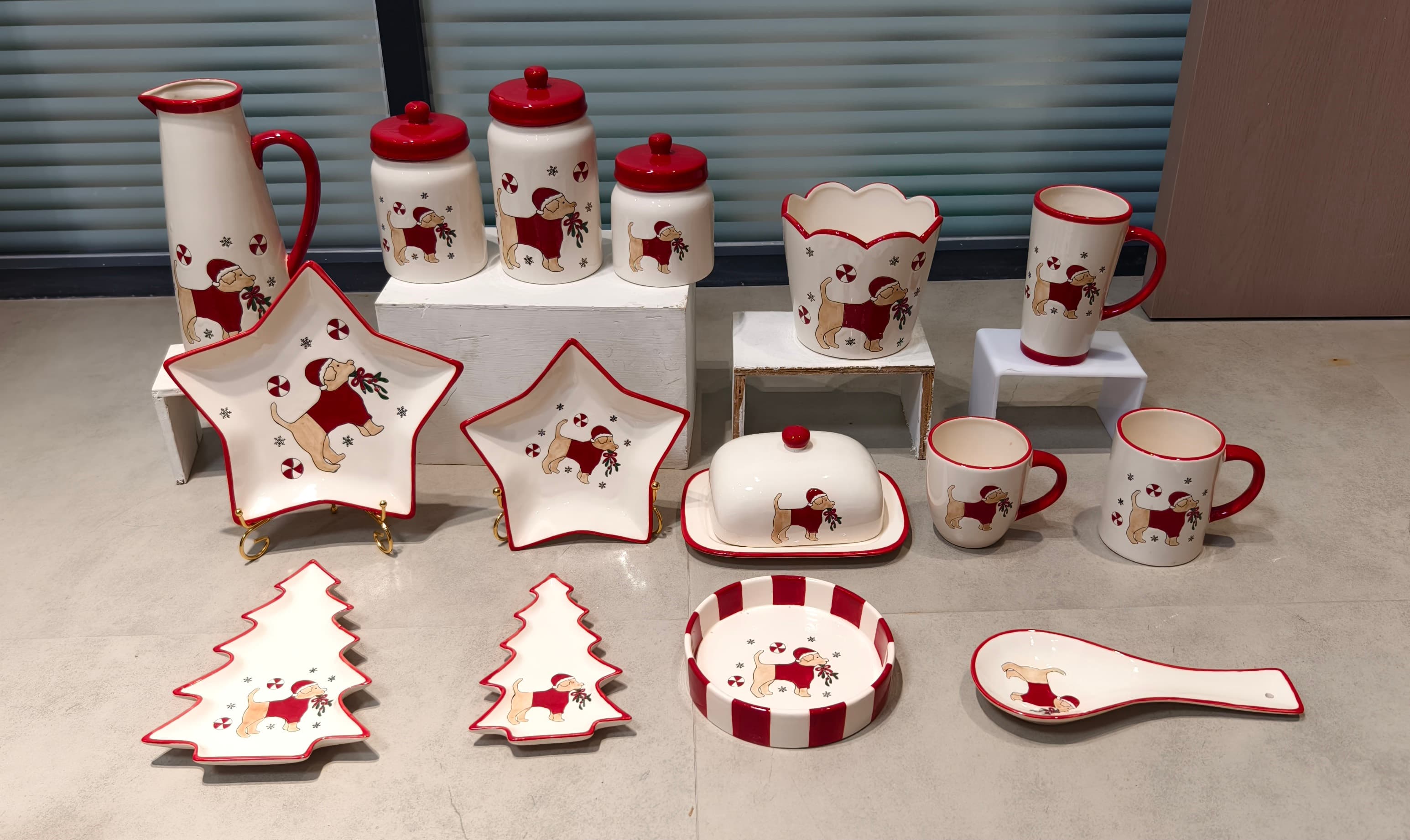 Christmas tableware