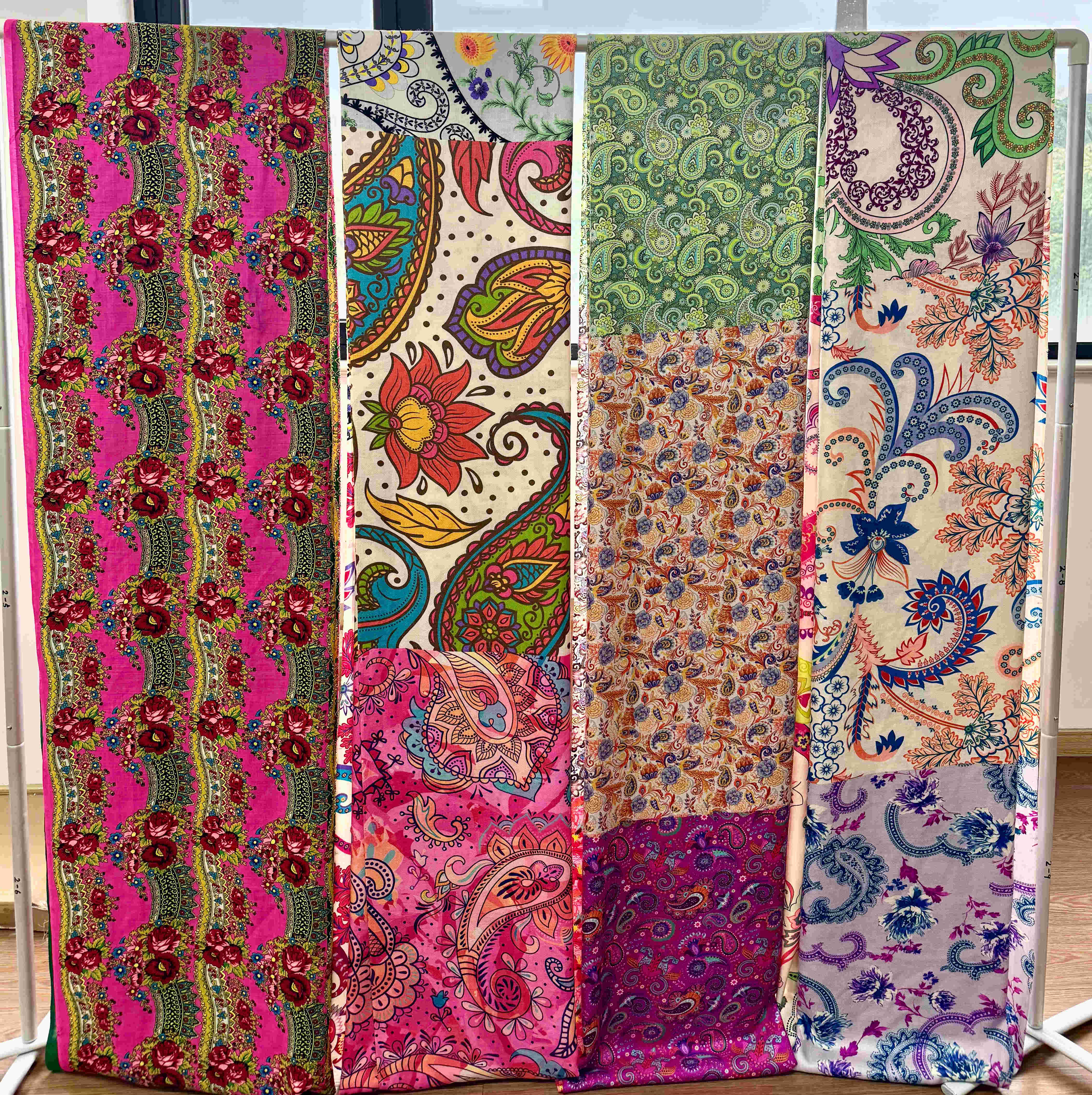Flagolden Scarf Wool Cashmere Acid double sided printing customised design