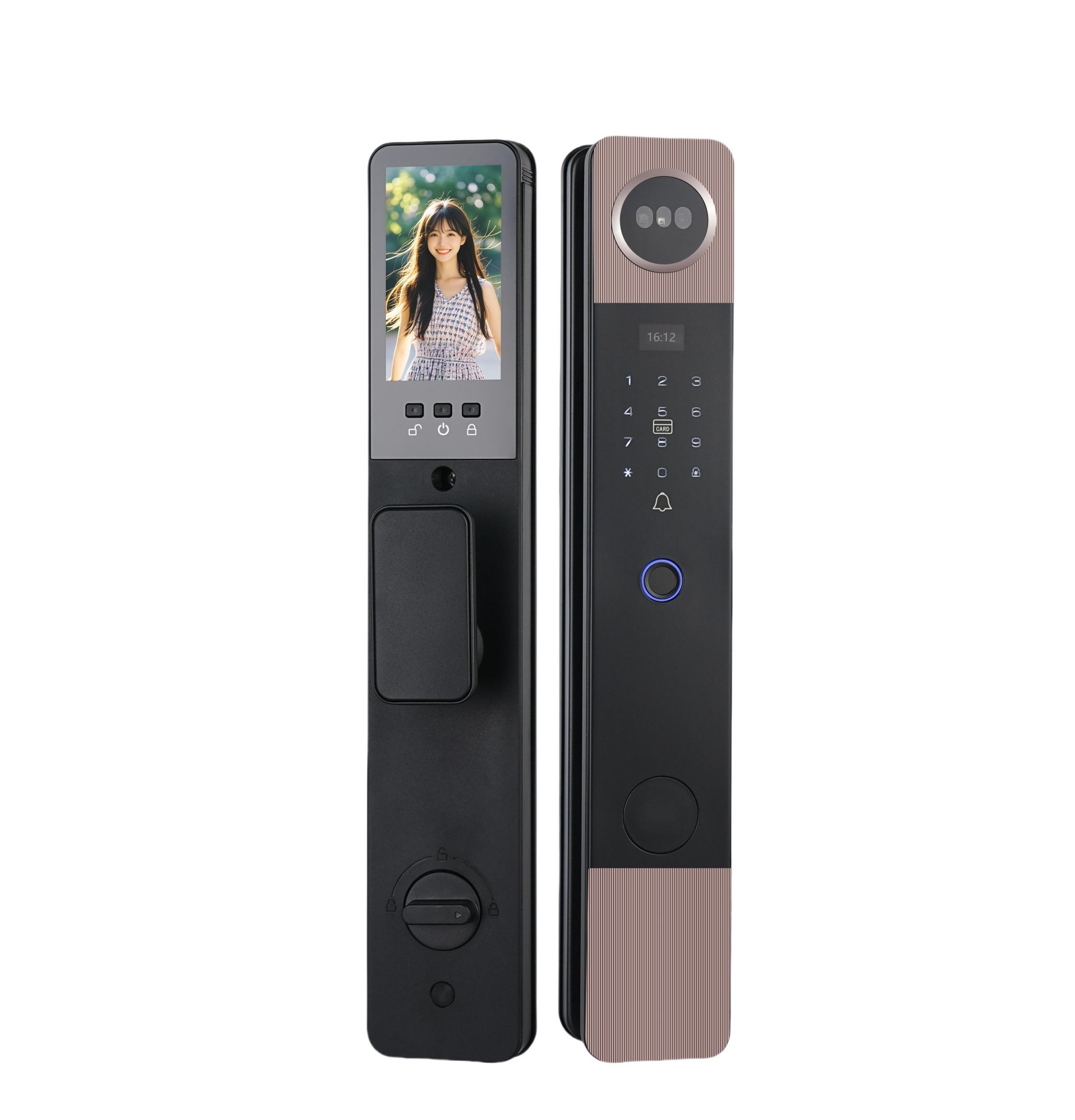 KK Fully Automatic Entrance Door Lock AI Smart