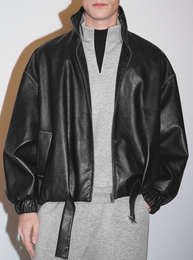 Man PU Coat