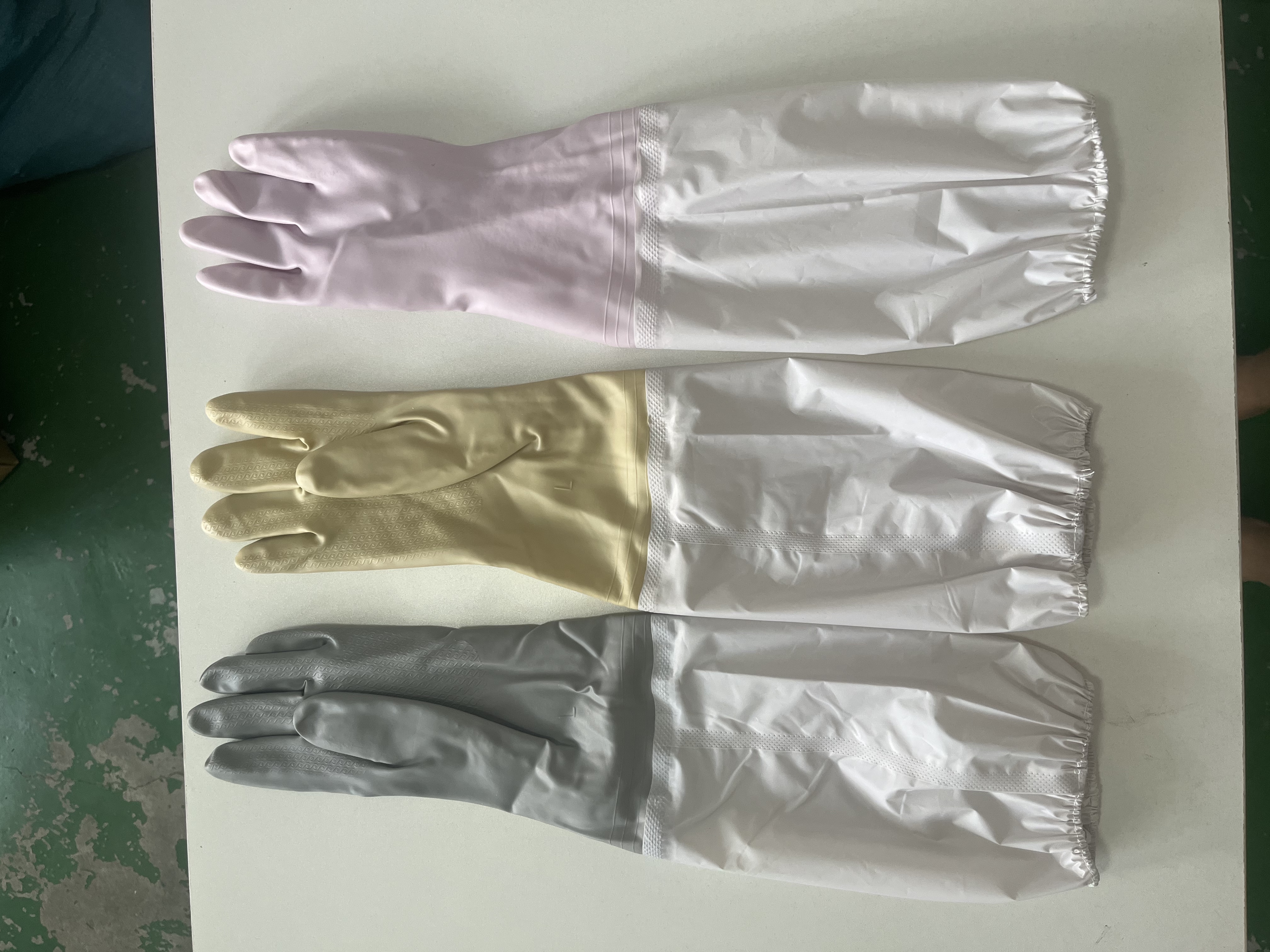 Gloves Dishwashing gloves Household gloves Waterproof rubber fleece gloves Durable household gloves