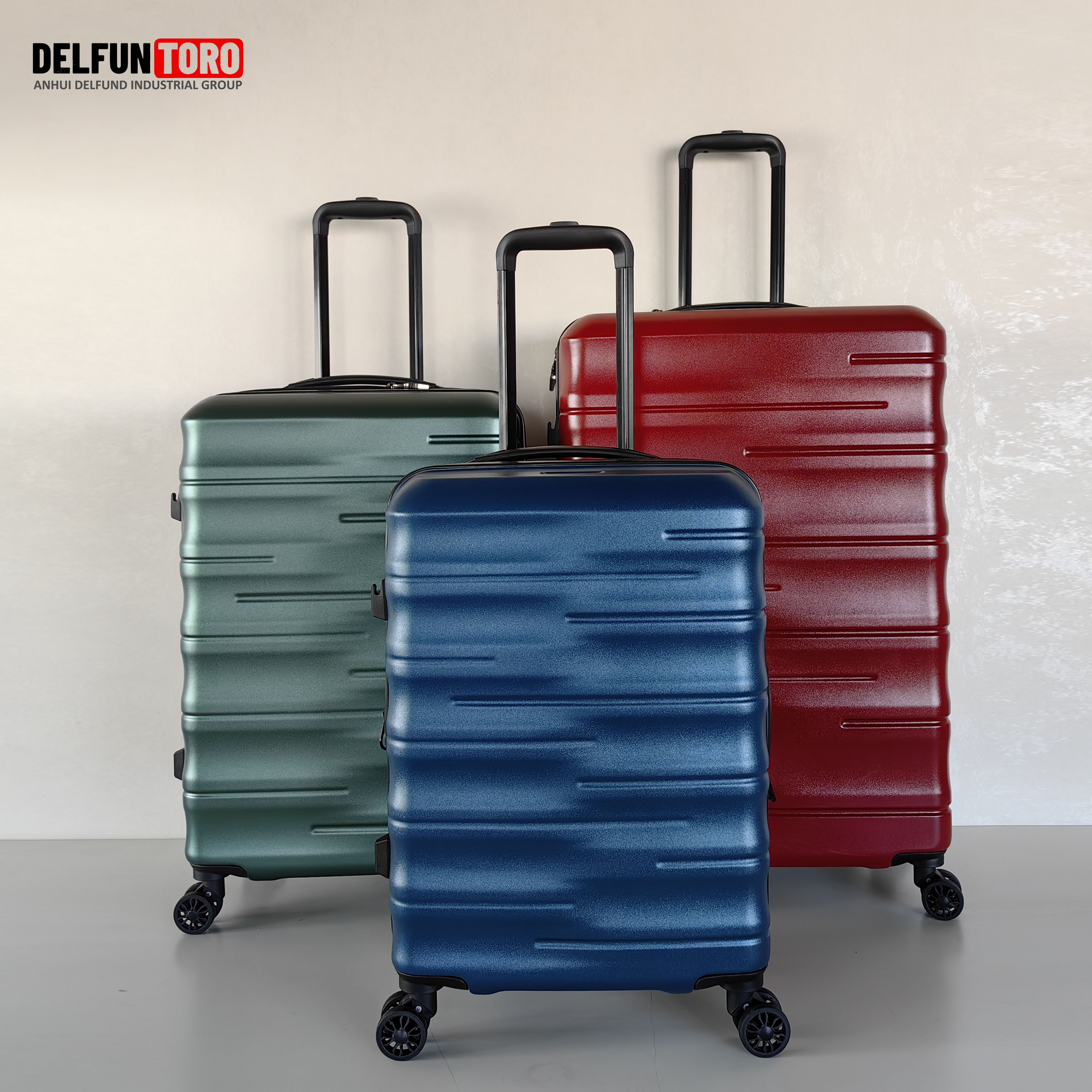 3pcs Set PP Luggage with TSA lock, Airplane Wheels & Expandable