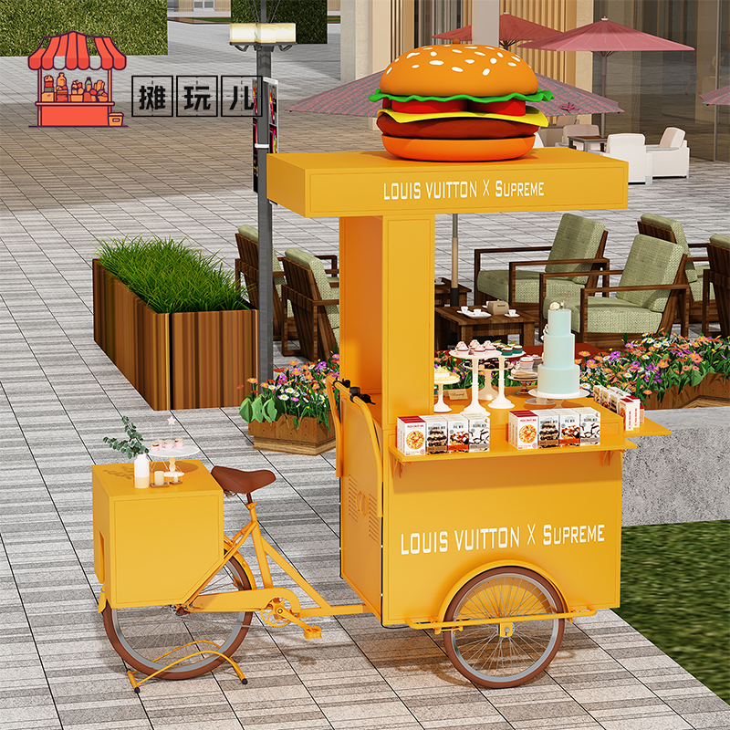 Tricycle Stall cart