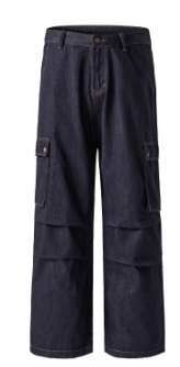 Denim work pants