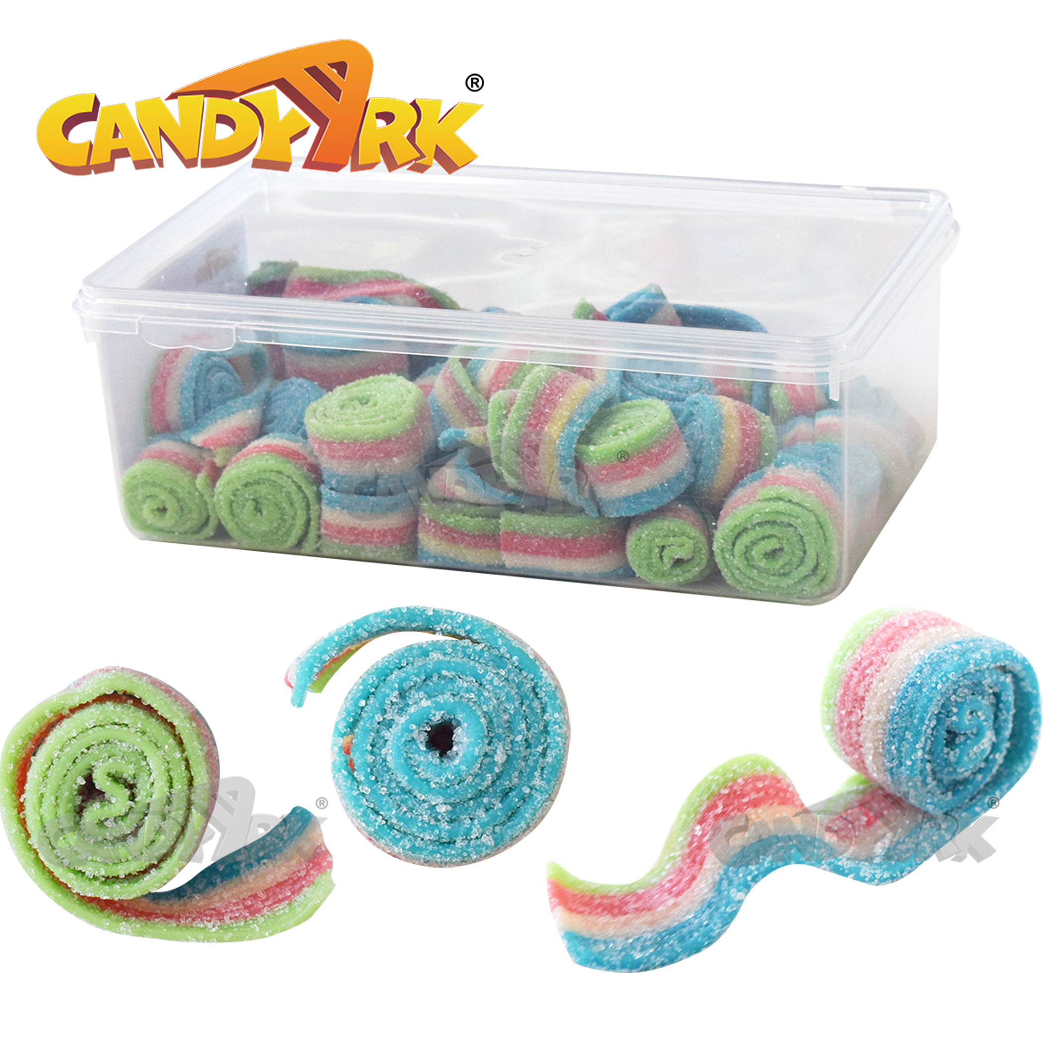 Licorice candy gummies rolls sour belt candy