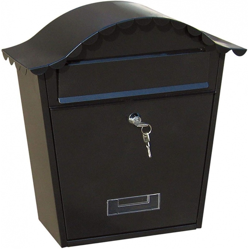 American style house mailbox, wall mounted, made of metal material